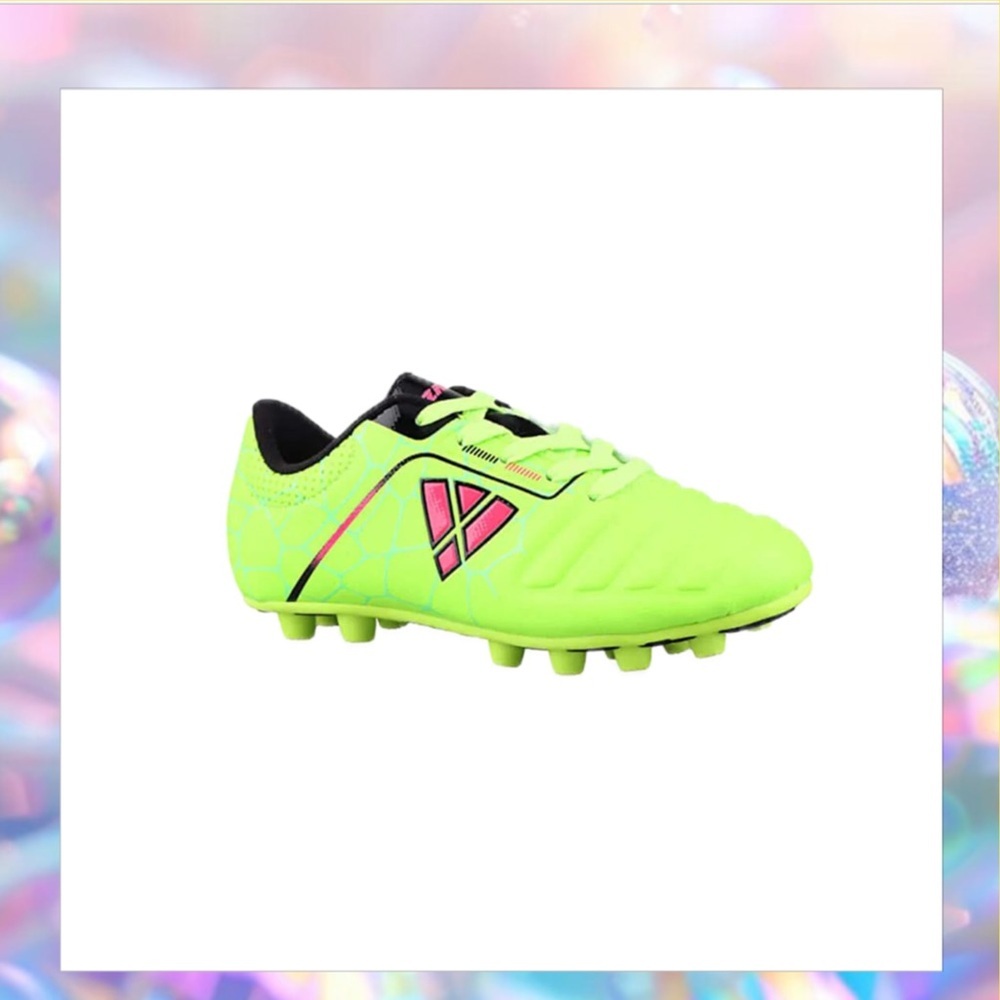Vizari Kids Soccer Green Cleats Unisex New Size 1.5